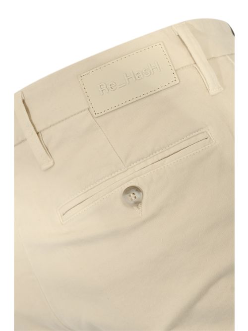 Pantalone Mucha chinos in cotone Off white RE-HASH | P249 20760104